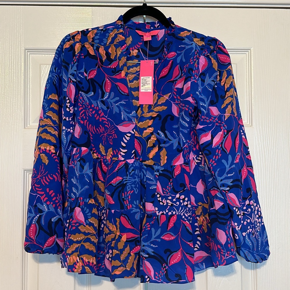 NWT Lilly Pulitzer Sarita Long Sleeve